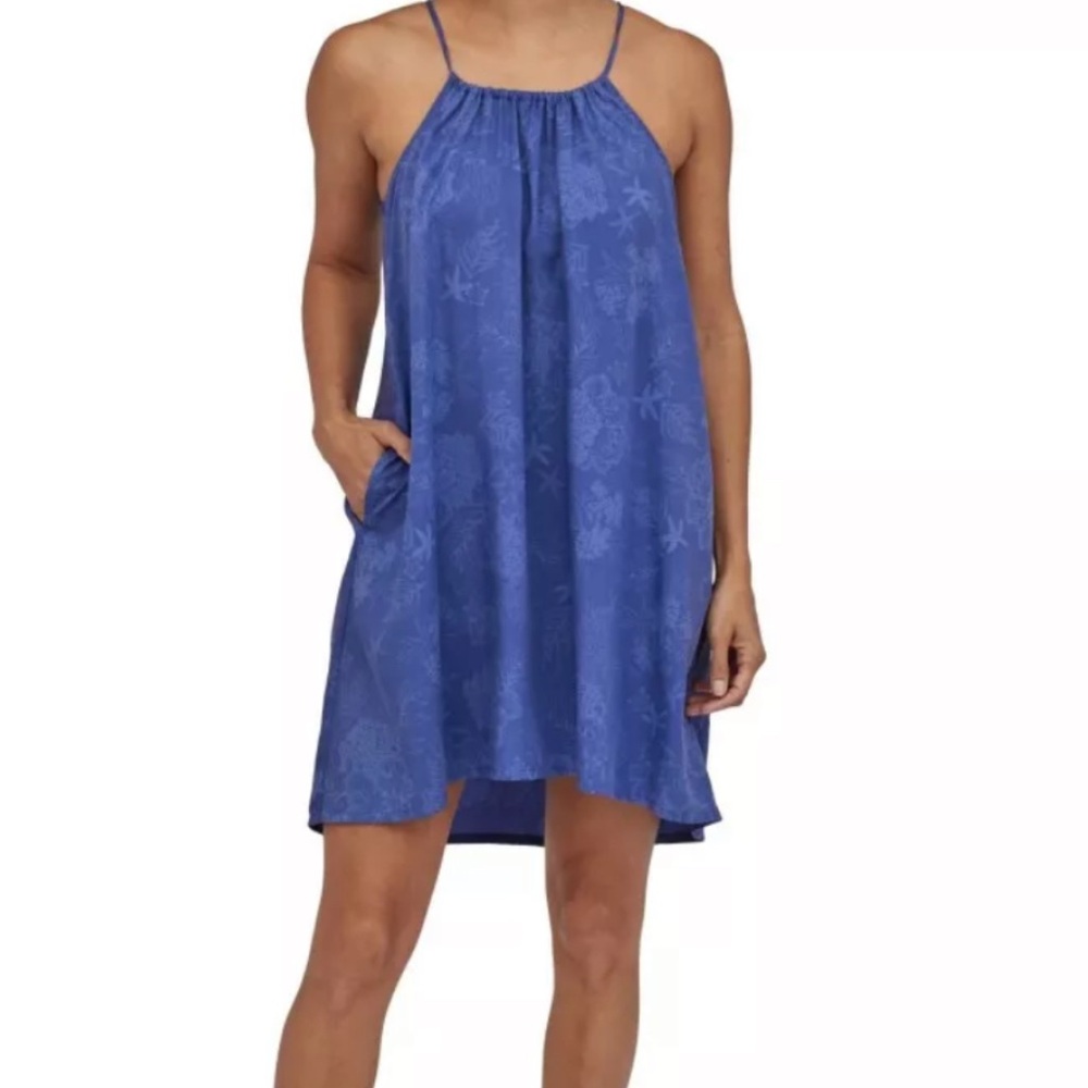 Women's Blue June Lake Swing Dress